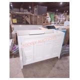 48" W x 22" D x 32" H white bathroom vanity