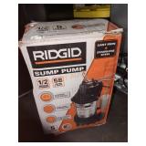 Rigid 1/2hp 58gpm Sump Pump