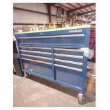 Husky Blue 52" 9-Drawer Rolling Workbench