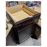 21"ï¿½24"ï¿½34.5" Base Cabinet, Dark Brown Finish