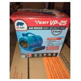 B air vent Vp-25 air mover fan 1/4 HP