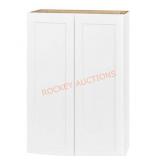 Hampton Bay 30" Wall Cabinet, White, Unassembled