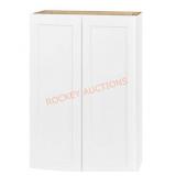 Hampton Bay 30" Wall Cabinet, White, Unassembled