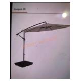 StyleWell 10 ft. Steel Cantilever Patio Umbrella
