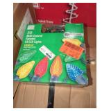 50 multi colored faceted C9 Led lights