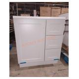 30"W×18.5D×35.5"H Gray Bathroom Vanity