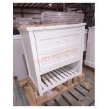 30"W×19"D×35"H White Bathroom Vanity
