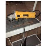 DeWalt 4-1/2" small angle grinder with guard