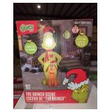 The Grinch scene airblown inflatable 6 ft tall