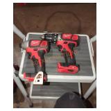Milwaukee 2 tool set impact and drill driver M18