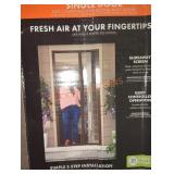 Anderson retractable screen door single door