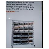 Seville Classics XL 7 Teir 21 Bin Rack;