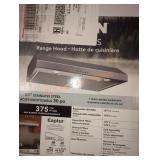 Broan 30" range hood with Captur system