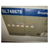 Thomas brushed nickel light fixture