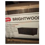 Keter Brightwood gray outdoor bench 151.3 x 76.1