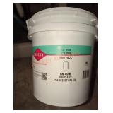 Briscon 1/2" wide 1" long 5000 pack cable staples