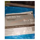 Box lot light duty tarp 8x10