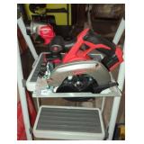 Milwaukee M18 circular saw and flashlight