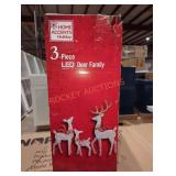 Home Accents 3-Piece LED Deer Family