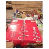 Home Accents 2 piece led spiral trees