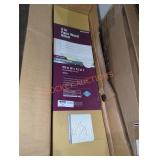 Faux Wood Blind 29"W x 72"L White Cordless 2"