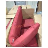 21" x 71" 4 outside lawn chair chili color