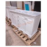 Home Decorators 61" double vanity combo