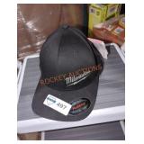 Milwaukee Large/Extra Large Black Fitted Hat