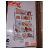 HDX 48"Wx24"Lx72"H 6 shelf storage unit