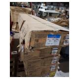 Husky 8ft Adjustable Height Solid Wood Workbench,