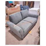 Lifestyle Solutions Gray-Green Loveseat