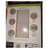 Anderson Luminar retractable screen door 32" x 80"