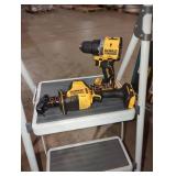 DeWalt 20v reciprocating saw and 1/2" drill driver