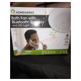 Homewerks Bath Fan w/ Bluetooth Speakers