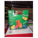 Home Accents 50 multi colored faceted C9 Led