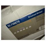 Thomas brushed nickel light fixture