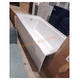 60" Drop-In Enameled Bathtub