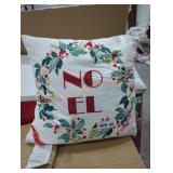 "NOEL" Light-Up Throw Pillow