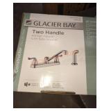 Glacier Bay 2 handle kitchen faucet with side