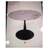 40" Enzo Round Marble Top Dining Table