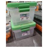 Sterilite 2 Pack 15Qt Storage Boxes