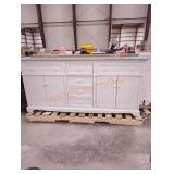 72"Wï¿½22"Dï¿½34"H White Double Bathroom Vanity