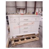 48"Wï¿½22"Dï¿½35"H White Bathroom Vanity