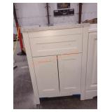 24"Wï¿½18.5"Dï¿½36"H White Bathroom Vanity