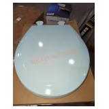 Bemis Blue Toilet Seat