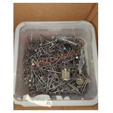 Bucket of 2.5" Framing Nails