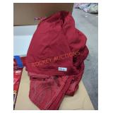 Large Rectangular Red Fabric Table Cloth