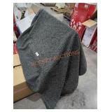 Gray Luxe Knit Throw