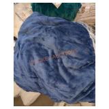 King Size Blue Velvet Blanket