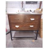 36"Wï¿½22"Dï¿½35"H Wood Bathroom Vanity